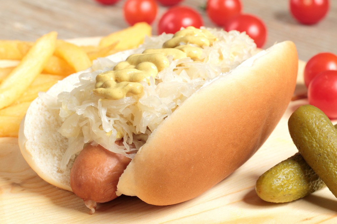Amerikanische Hot dogs