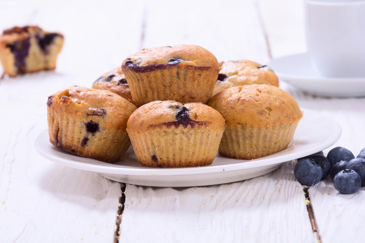 Fruchtige Beeren-Bananen-Muffins - Rezept