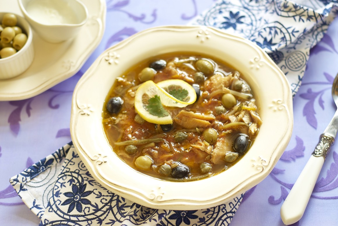 Soljanka mit Fisch