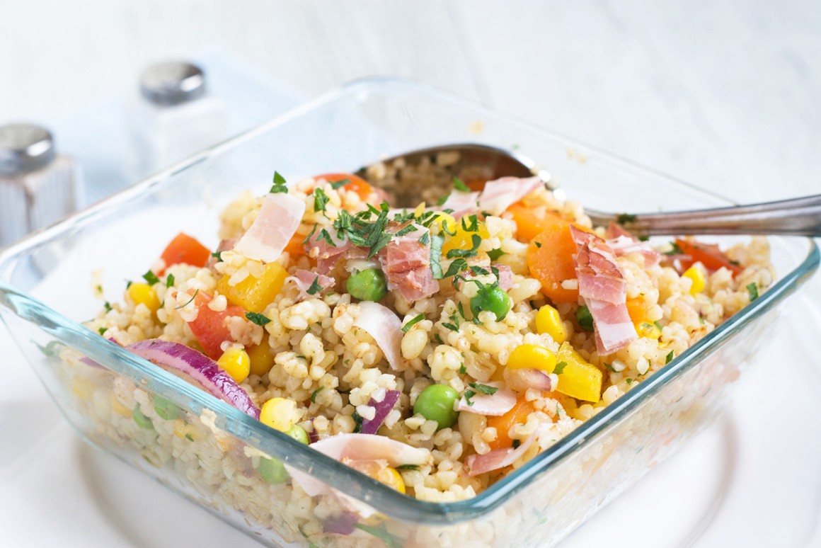 Kunterbunter Quinoa Salat