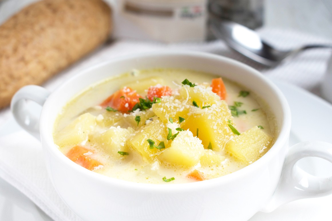 Parmesansuppe
