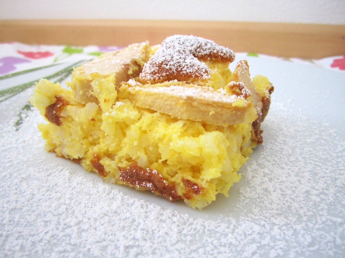 Reisauflauf mit Apfel