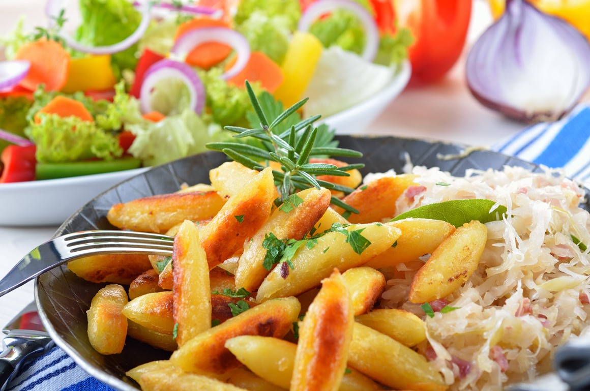 Schupfnudeln mit Sauerkraut