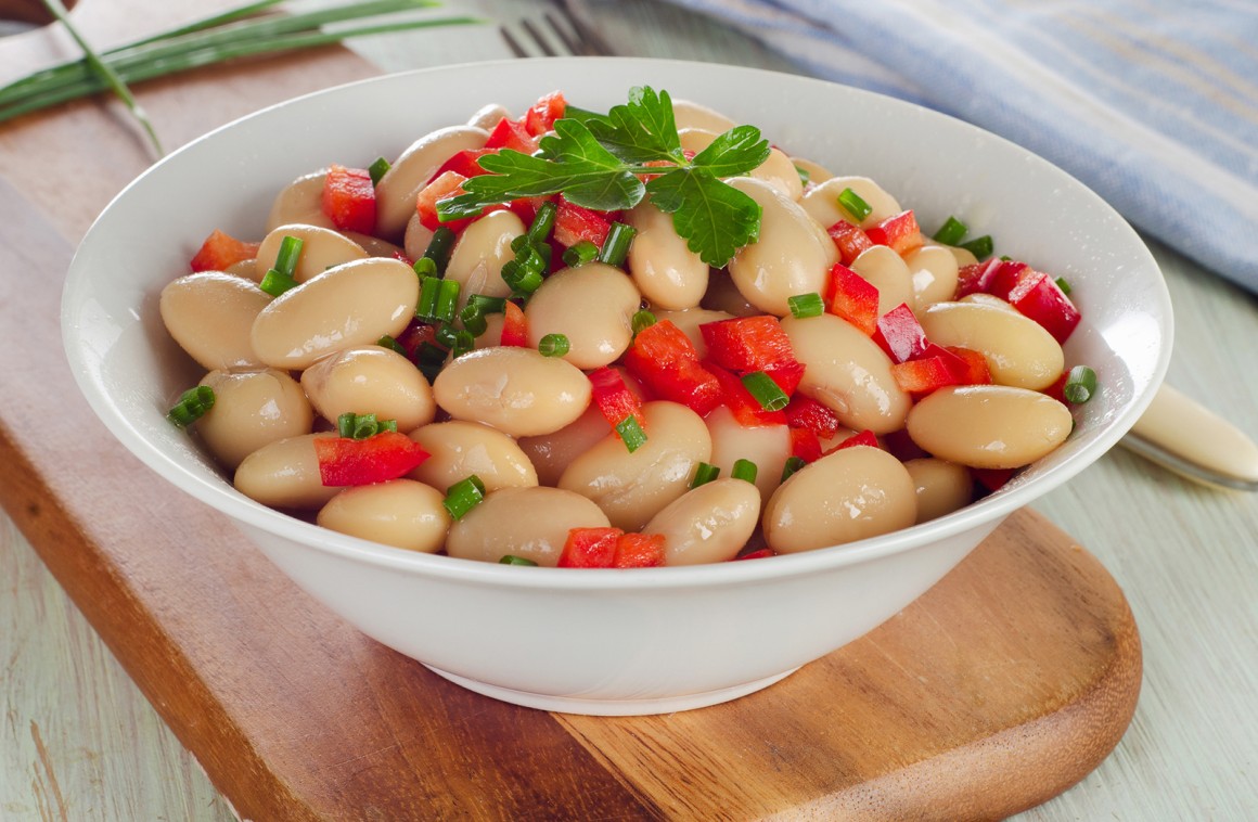 Weißer Bohnensalat - Rezept