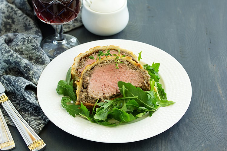 Gefüllte Schweinelende