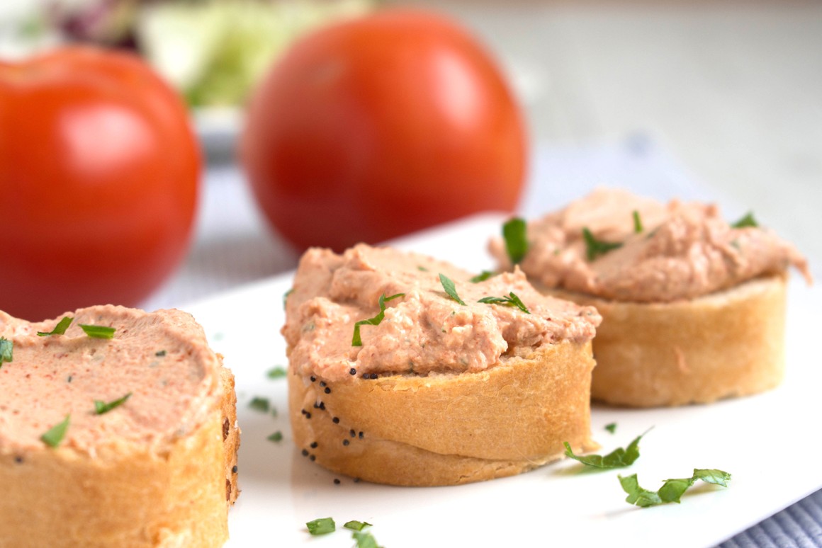 Tomaten-Aufstrich mit Tofu