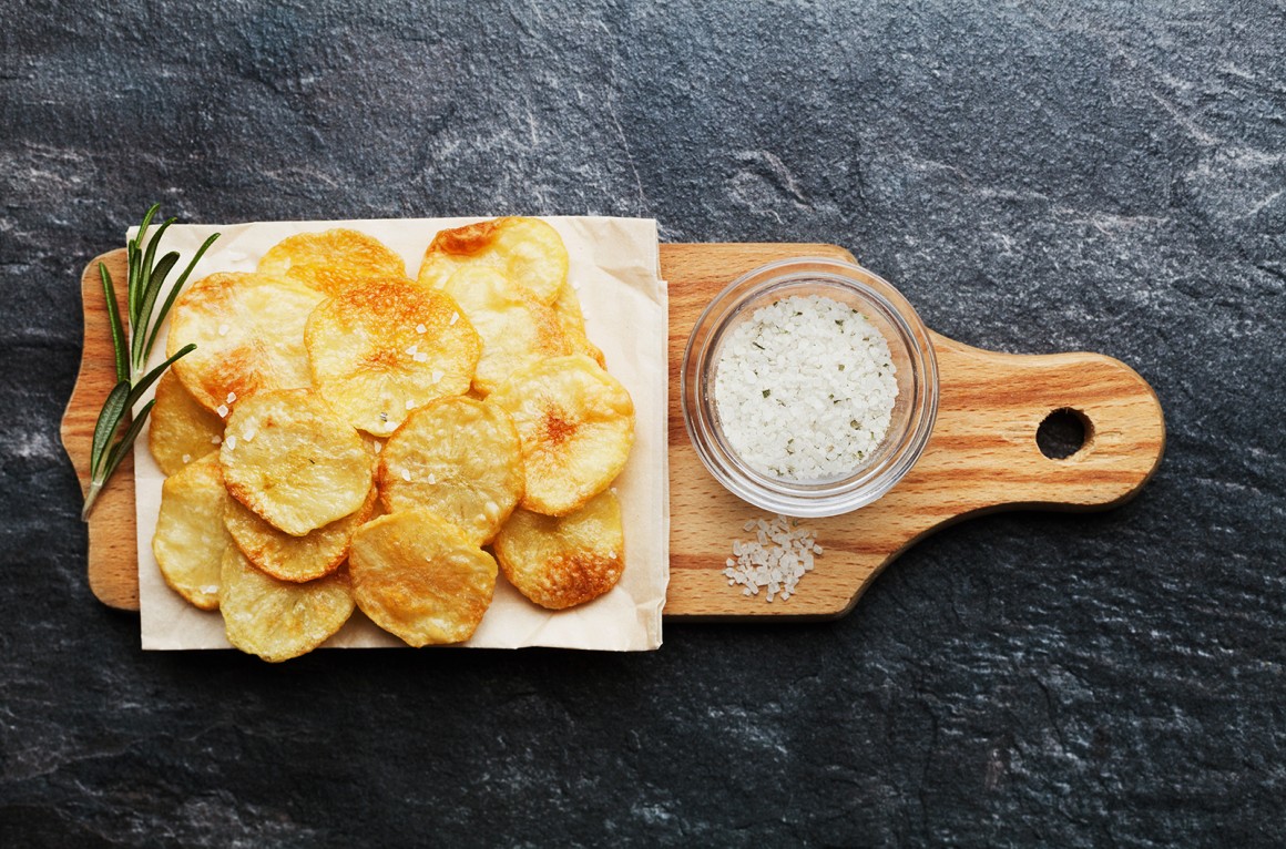 Kartoffelchips selbstgemacht