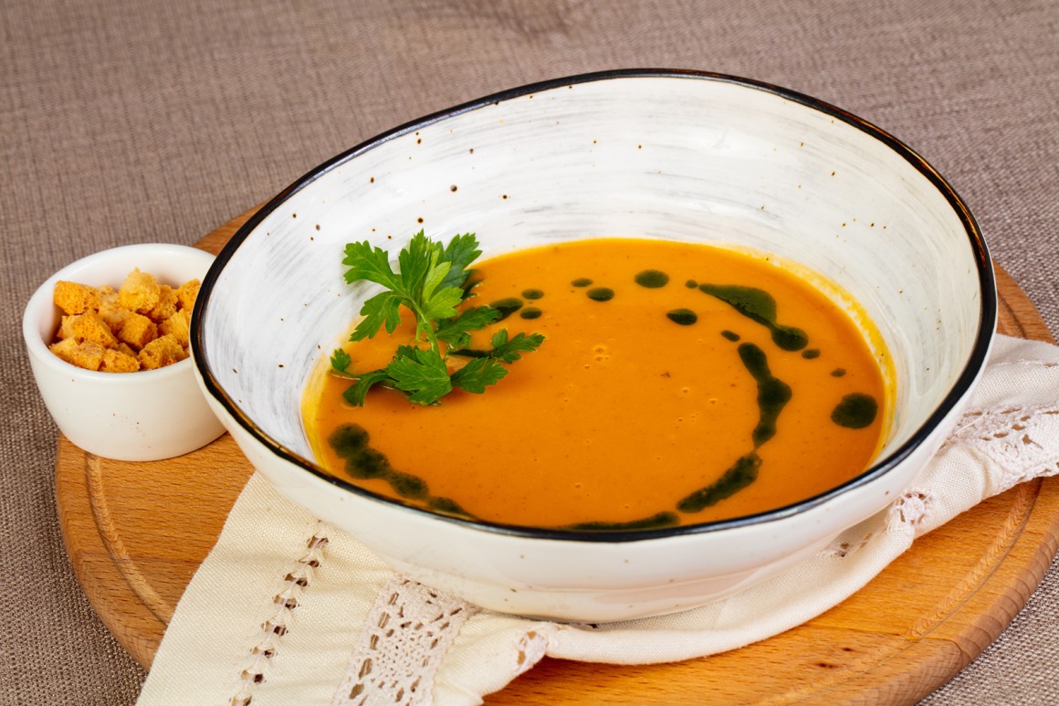 Kürbissuppe mit Curry - Rezept