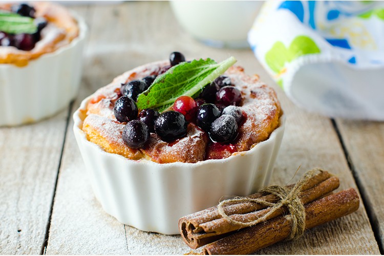 Quarksoufflé aus dem Dampfgarer