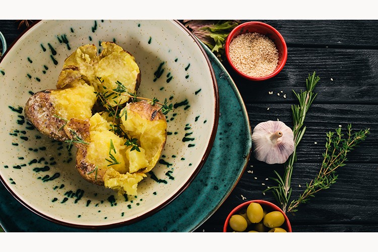 Gedämpfte Kartoffeln mit Kräutern
