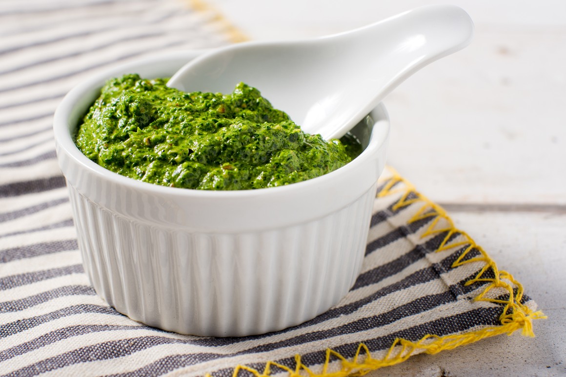 Spinatpesto