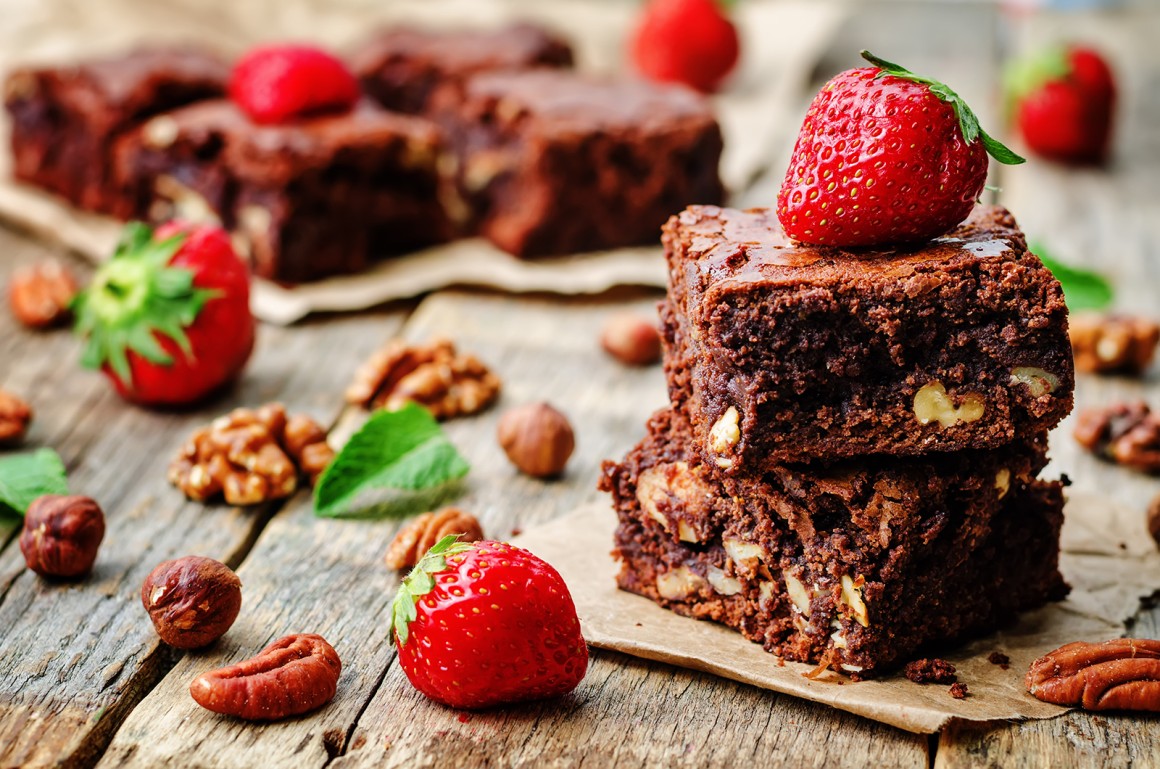 Nuss-Brownies - Rezept