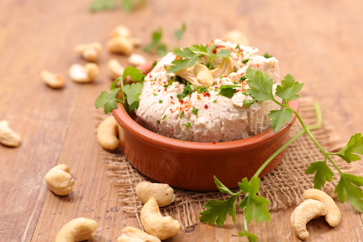 Veganer Cashew-Frischkäse