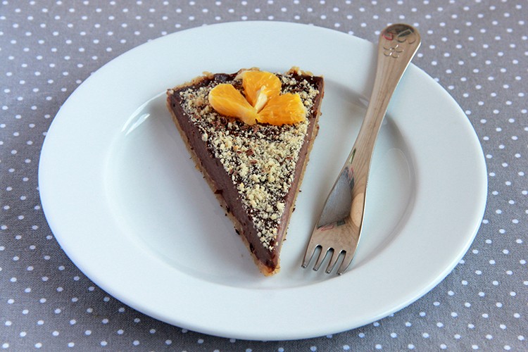 Schokoladen-Orangen-Tarte - Rezept