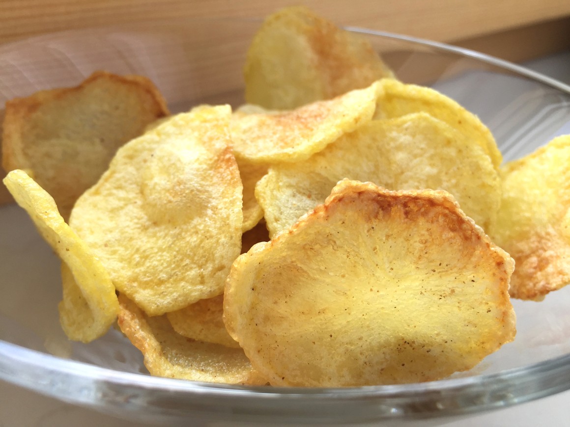 Knusprige Kartoffelchips