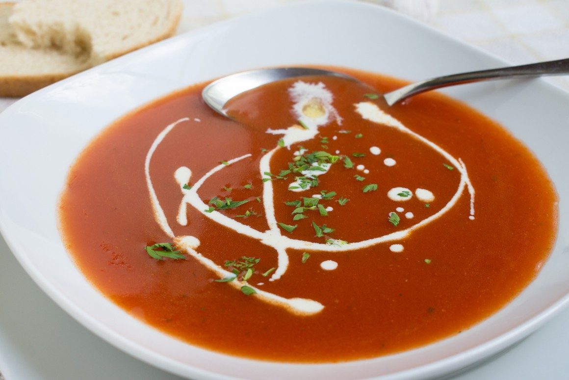 Vegane Tomatensuppe