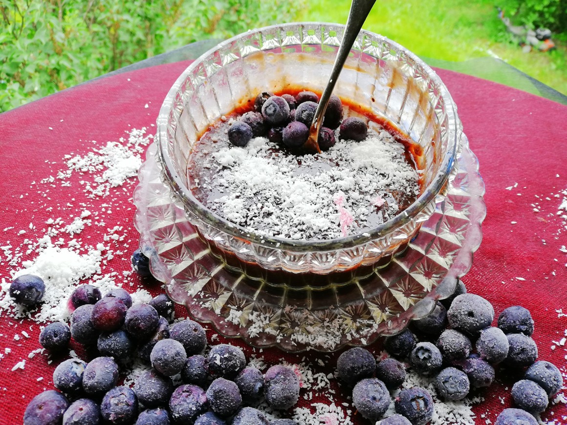 Blaubeer-Kokos-Gelee