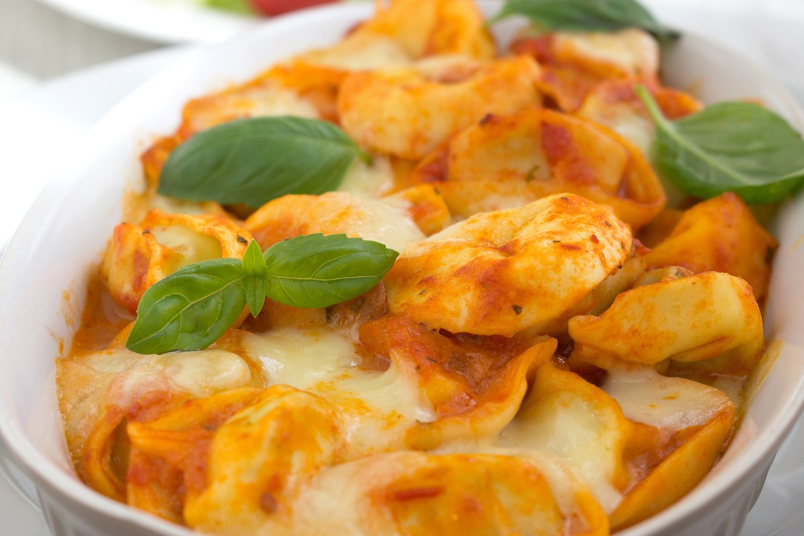 Überbackene Tortellini - Rezept