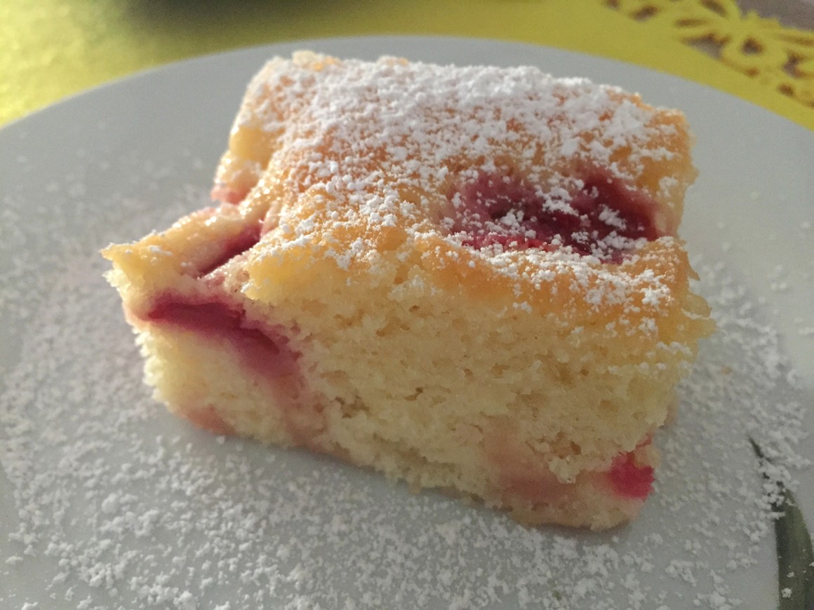 Kirschkuchen mit Öl