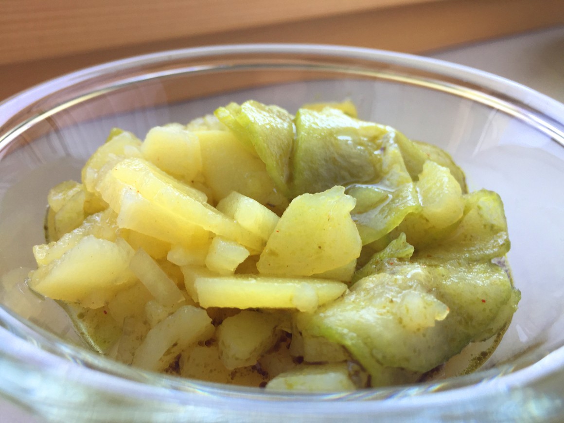Kartoffelsalat mit Gurken - Rezept