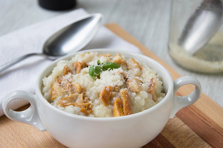 Risotto mit Pfifferlingen