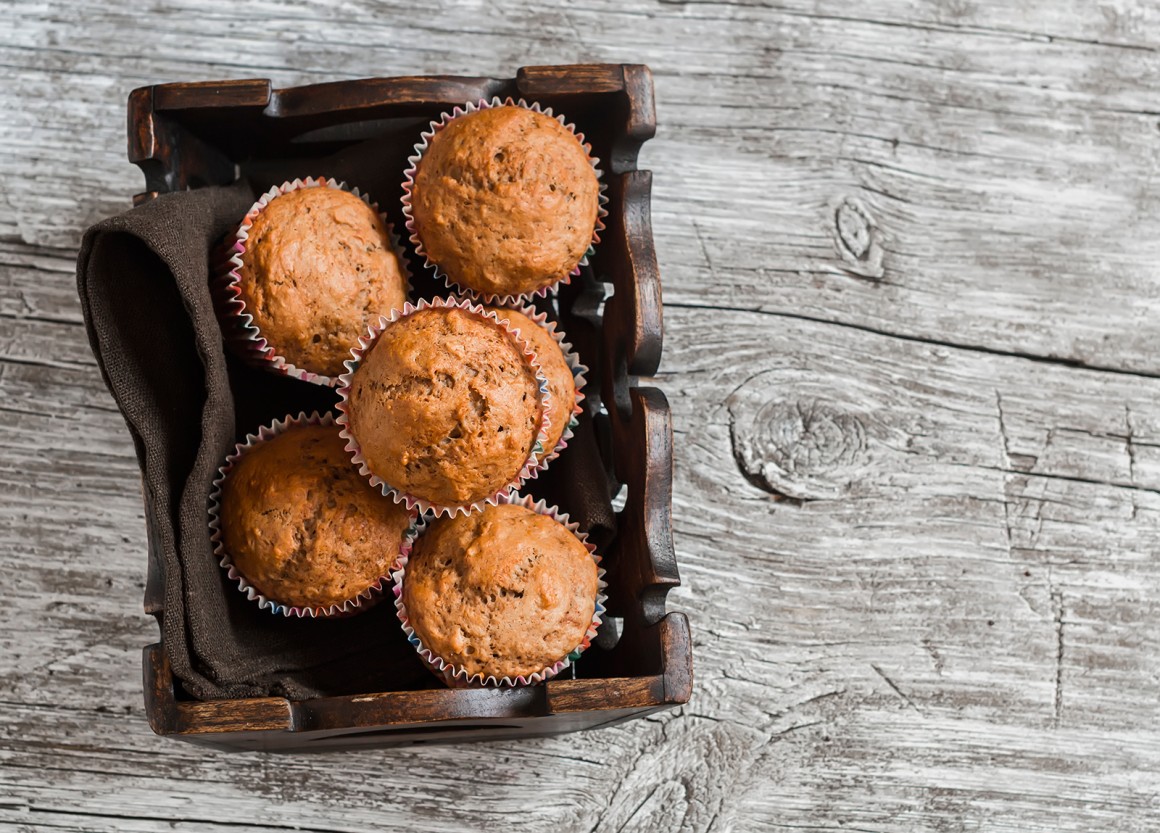 Vollkorn-Bananen-Muffins - Rezept