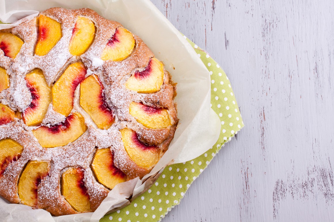 Saftiger Pfirsichkuchen