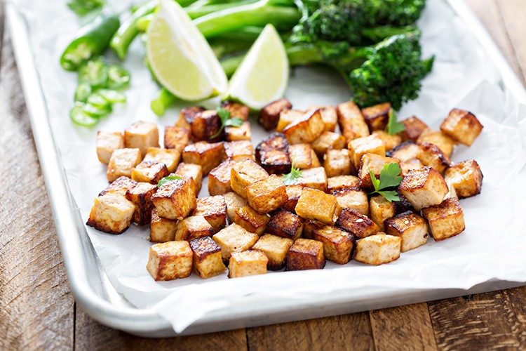 Gegrillter Tofu
