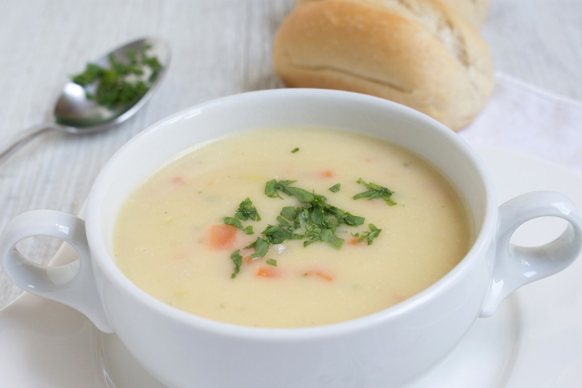 Weißweinsuppe