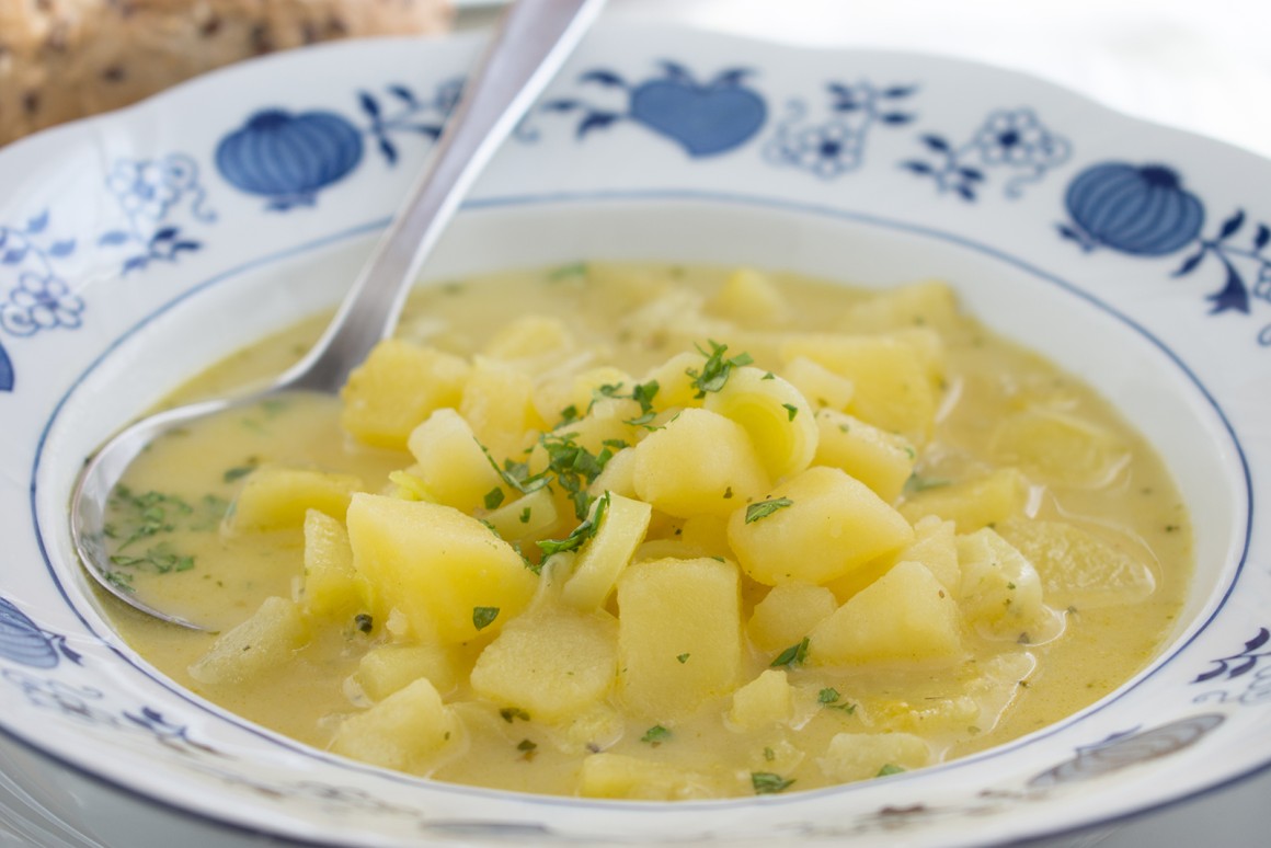 Kartoffelsuppe mit Lauch - Rezept