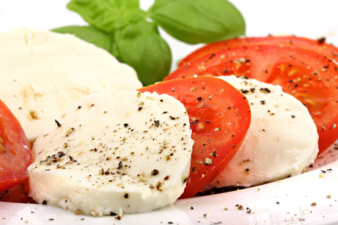Tomaten mit Mozzarella