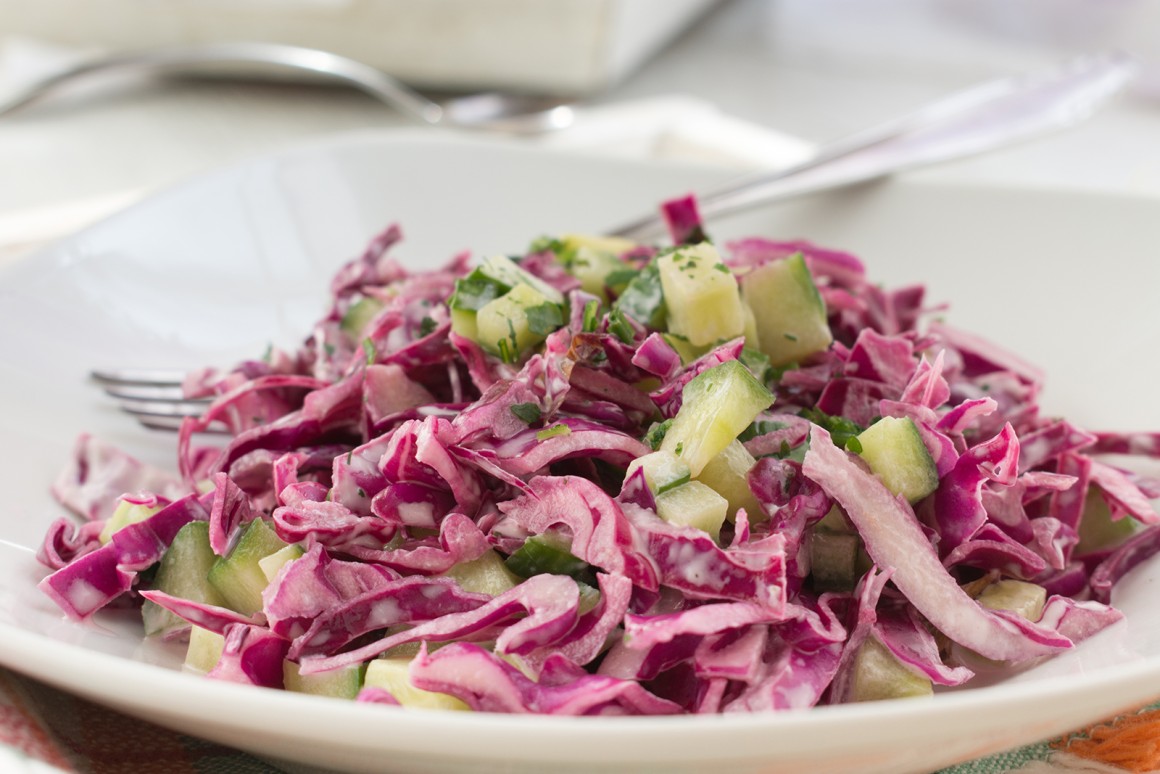 Schneller Rotkohlsalat