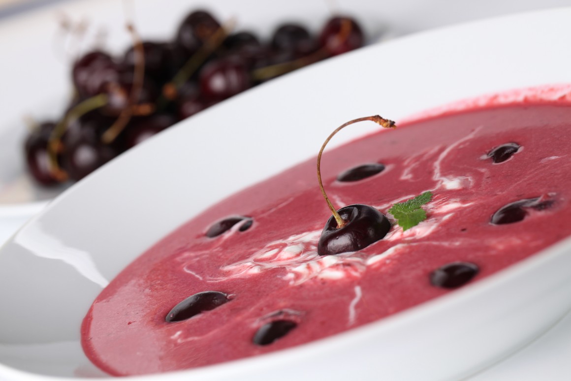 Sommer-Kirschsuppe - Rezept