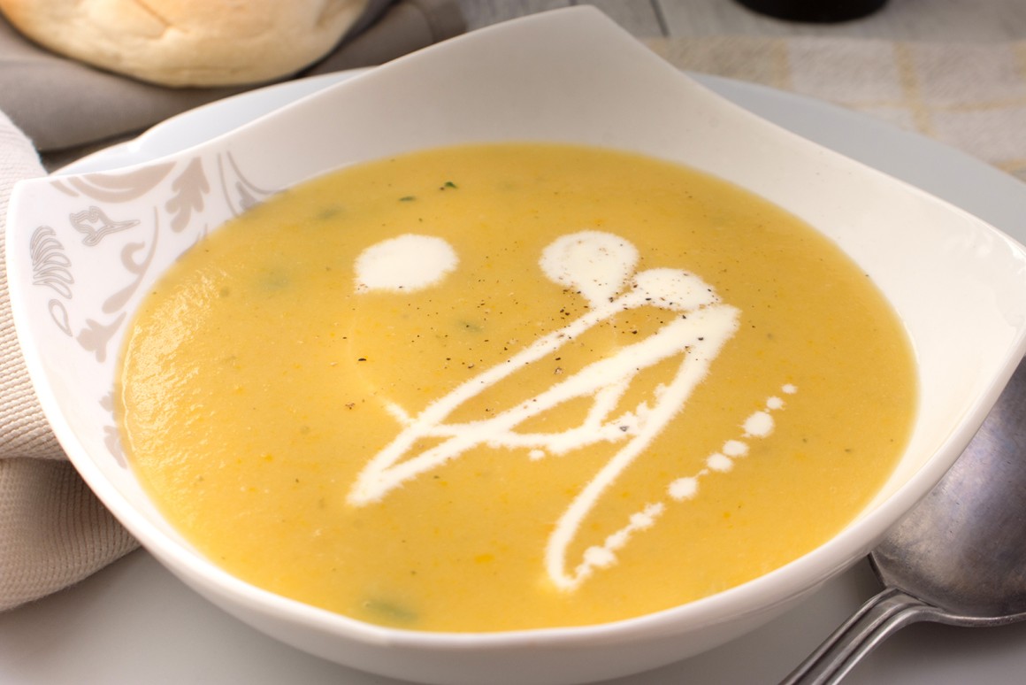 Säuerliche Kartoffelsuppe
