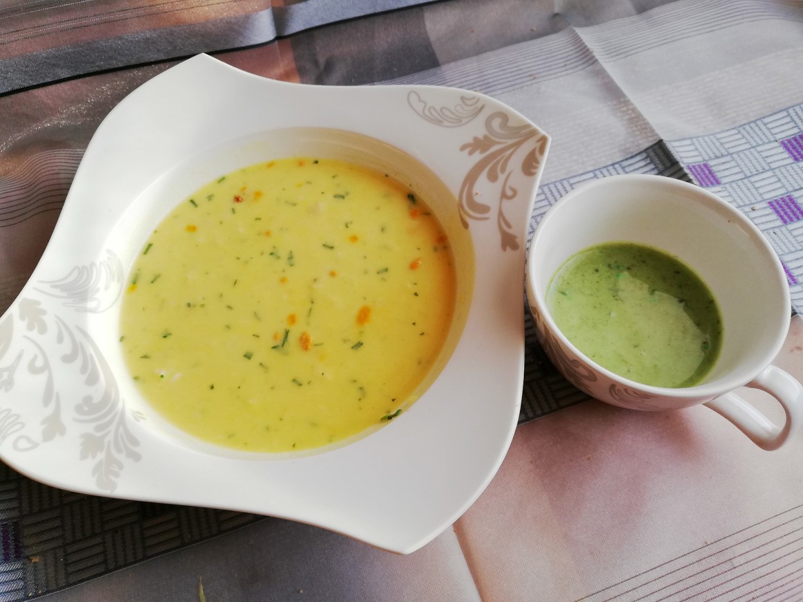 Selleriesuppe mit Safran