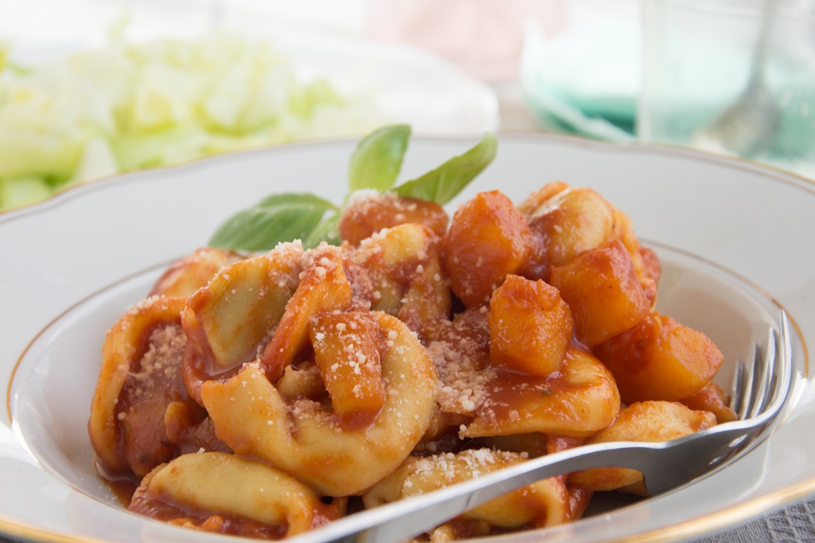 Pasta mit Kürbissauce