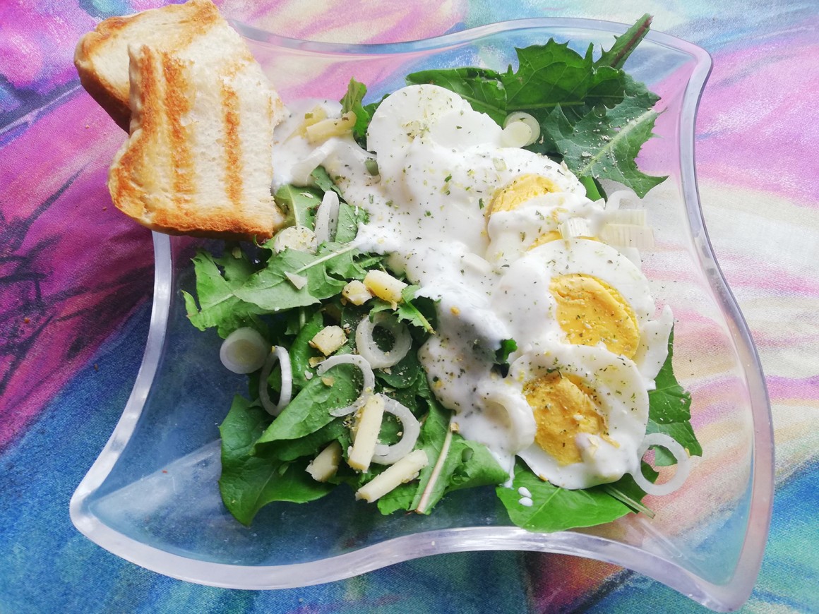 Löwenzahnsalat