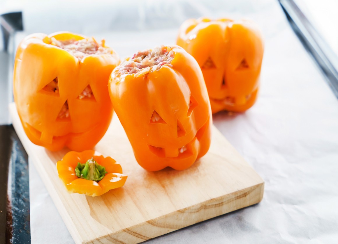 Paprika-Kürbisse