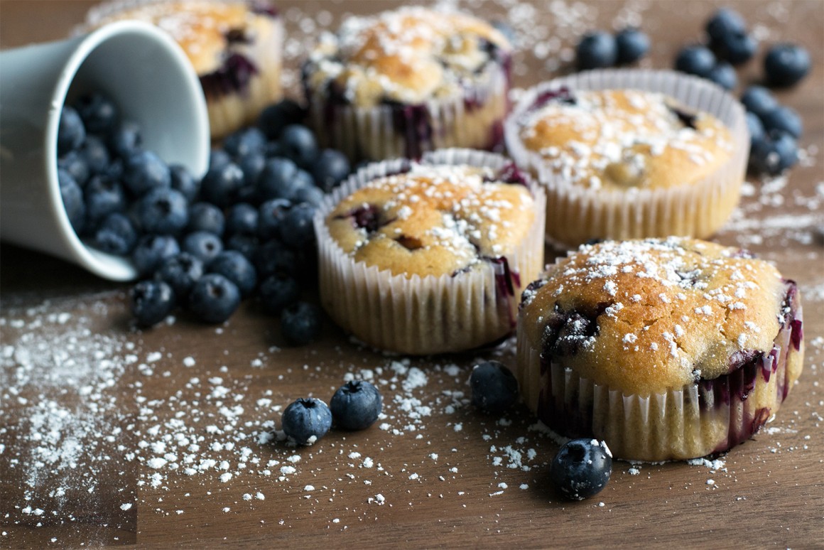 Heidelbeermuffins