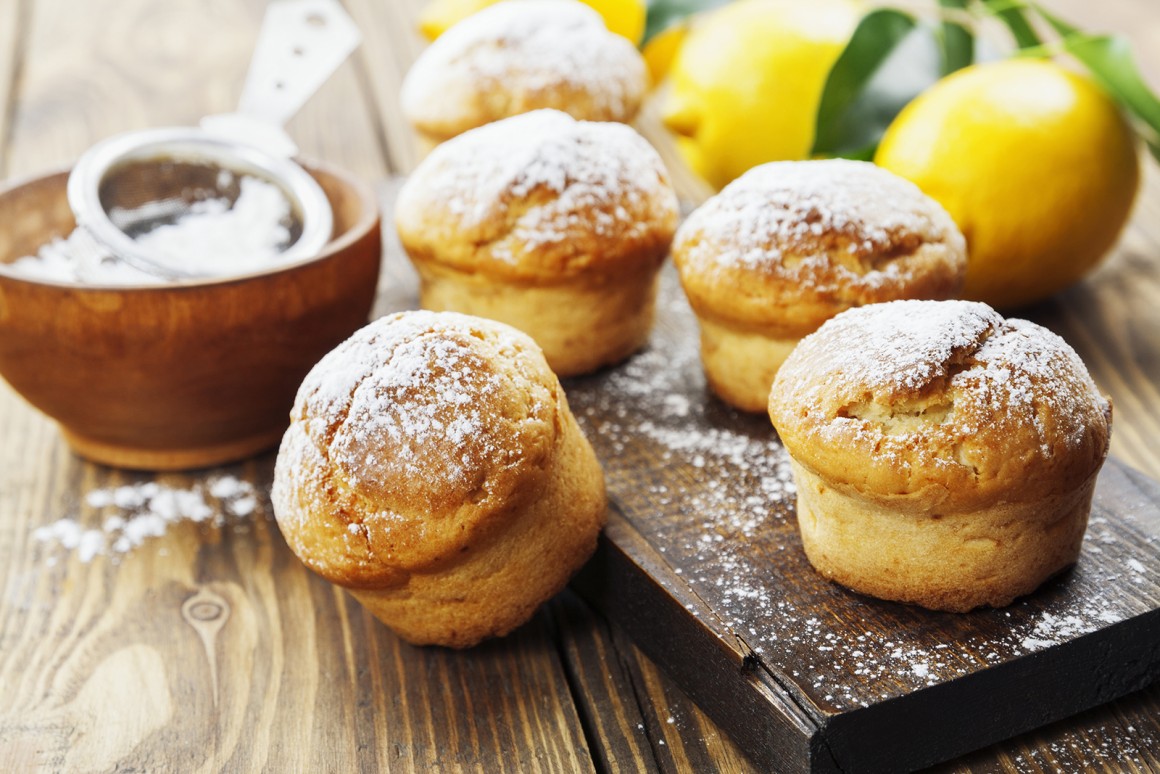 Zitronen-Muffins