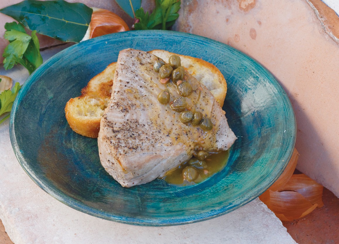 Tonno briaco alla marchigiana - Besoffener Thunfisch