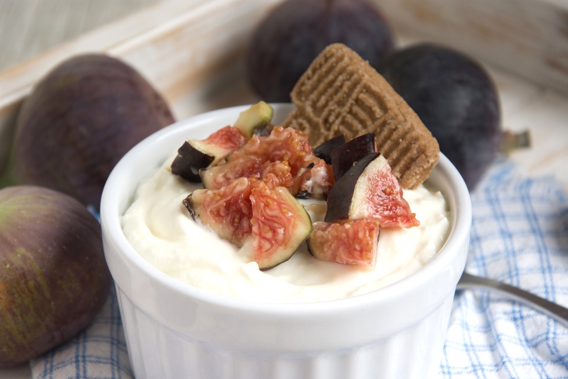 Feigendessert mit Spekulatius