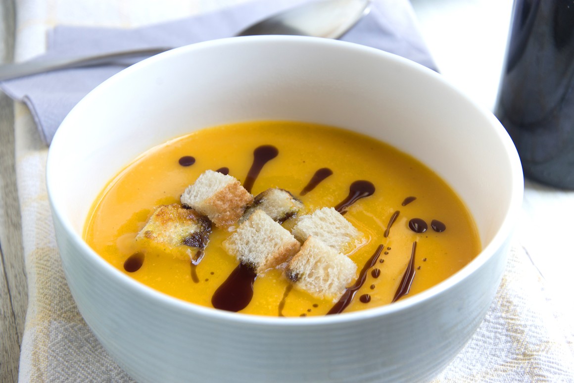 Kürbis-Apfel-Süppchen