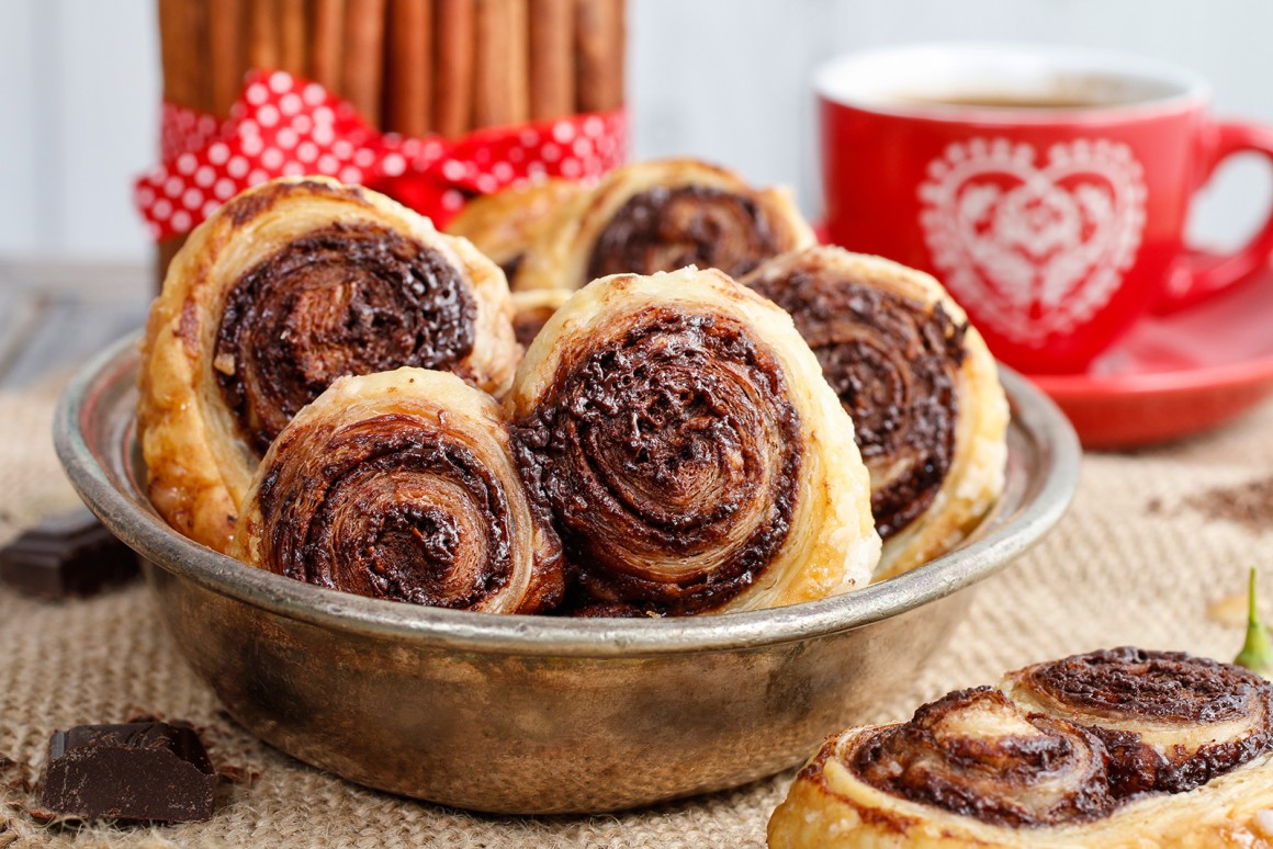 Blitzschnelle Schokoladenschnecken - Rezept