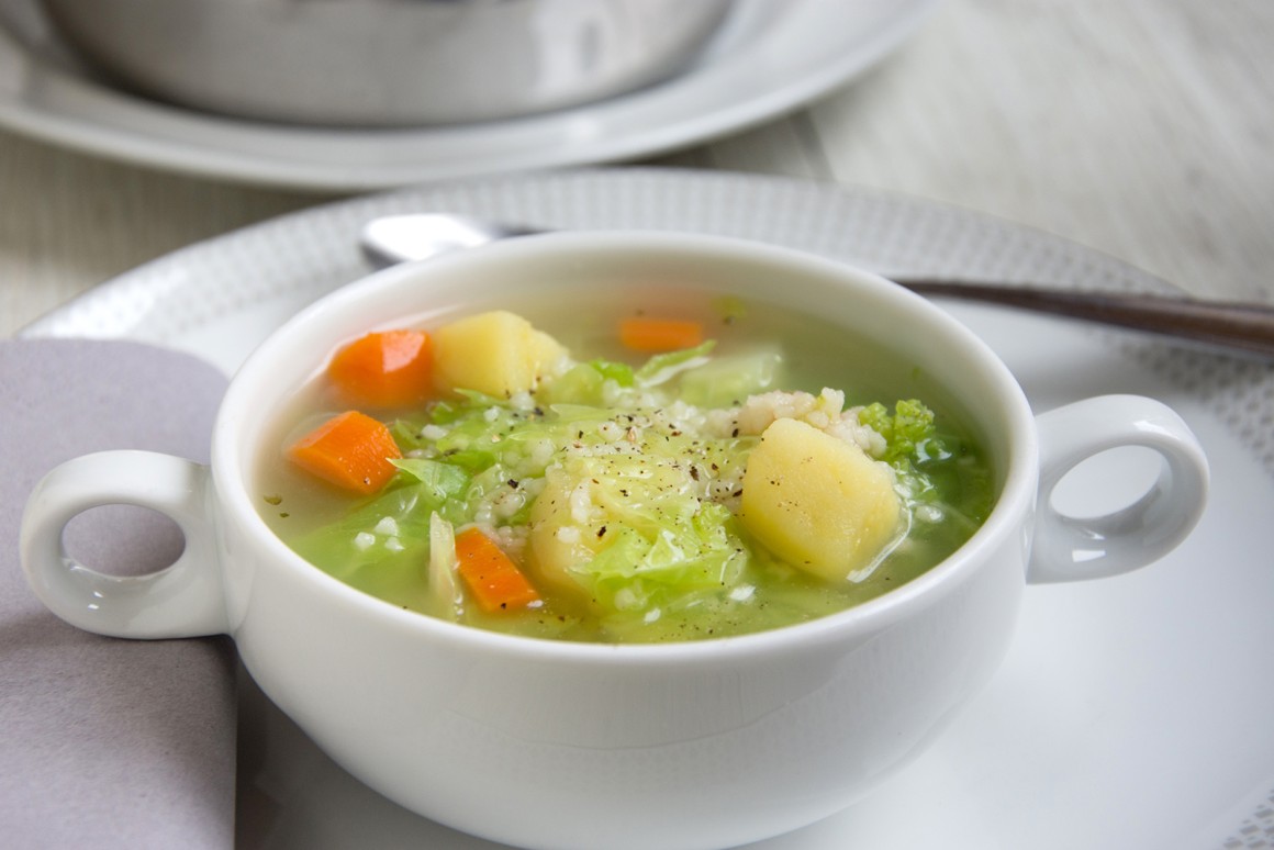 Grünkohlsuppe mit Quinoa - Rezept