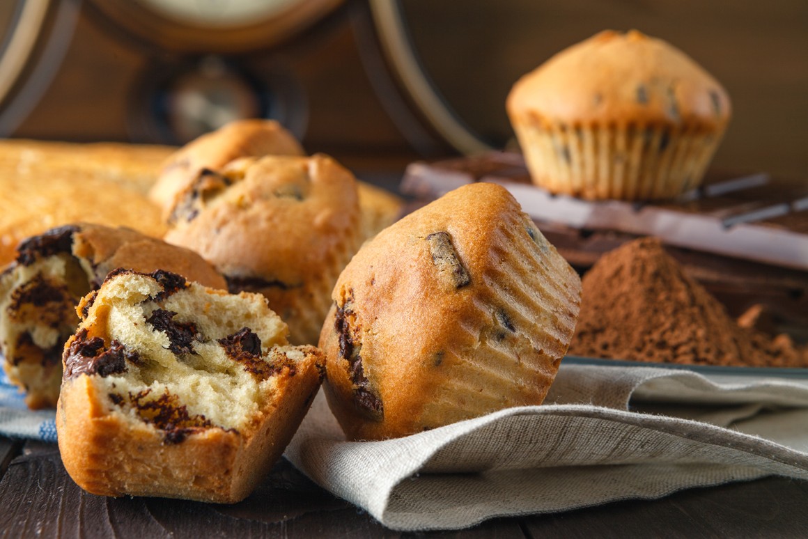 Stracciatella-Muffins