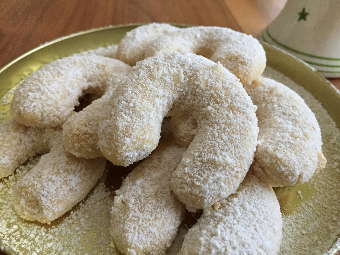 Einfache Vanillekipferl