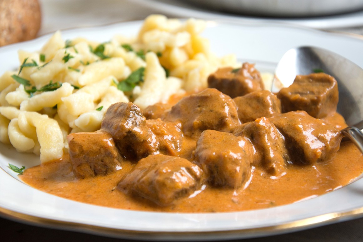 Deftiges Malzbier-Gulasch - Rezept