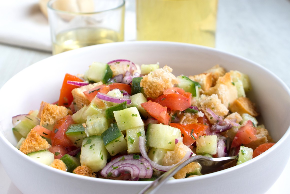 Italienischer Brotsalat - Panzanella