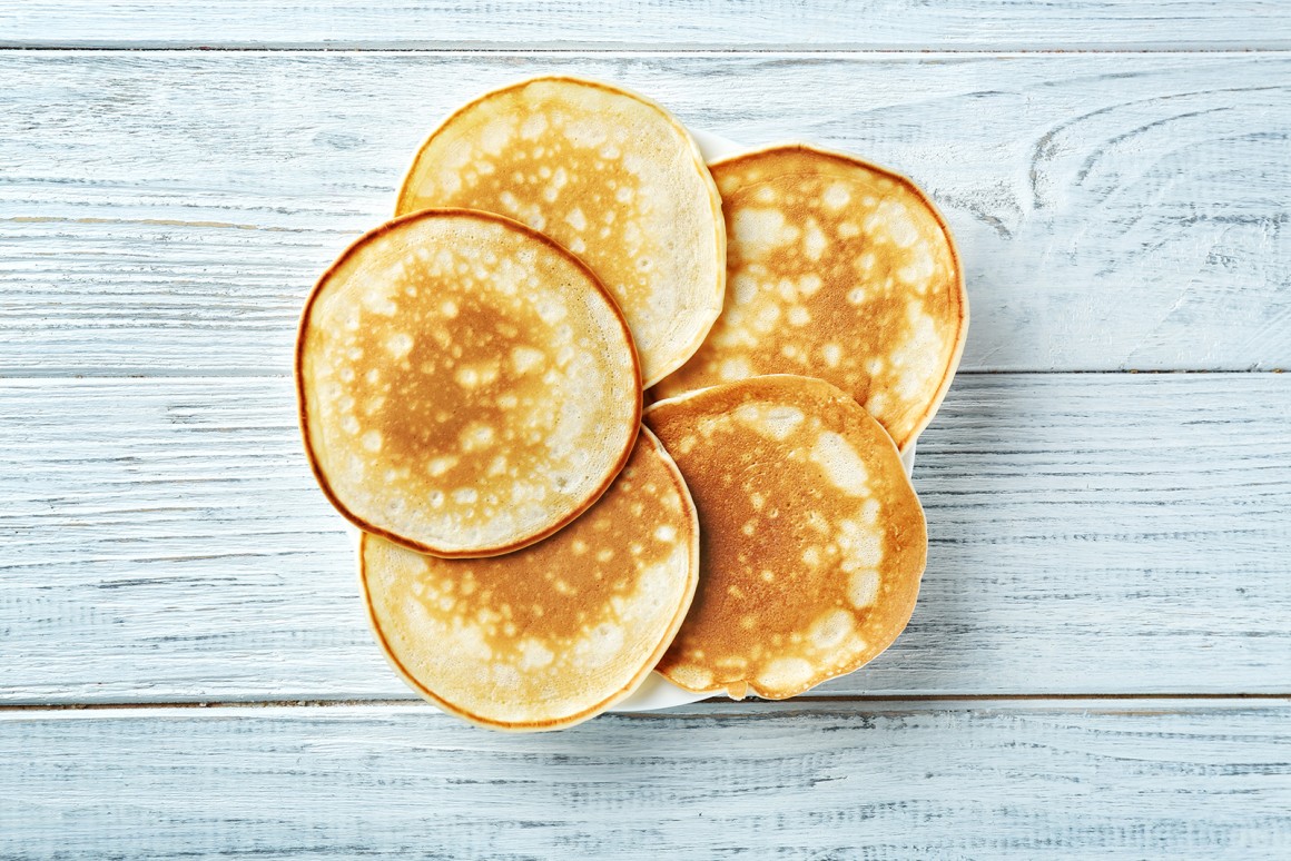 Pfannkuchen ohne Zucker